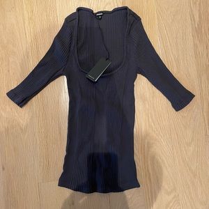 Monrow square neck shirt